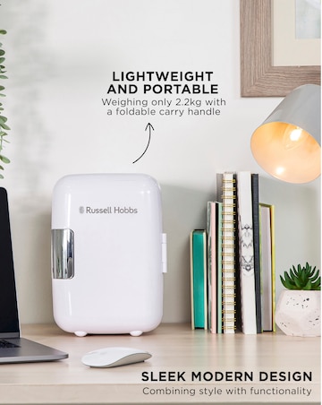 Russell Hobbs RH4CLR1001 Mini Cooler 4L - White