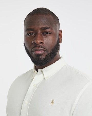 Polo Ralph Lauren Long Sleeve Stretch Jersey Shirt - Cream