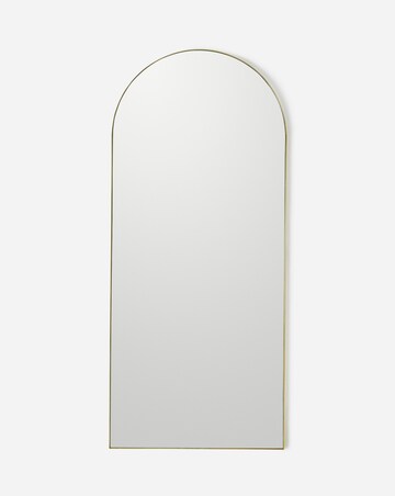 Gold Metal Frame Leaner Mirror