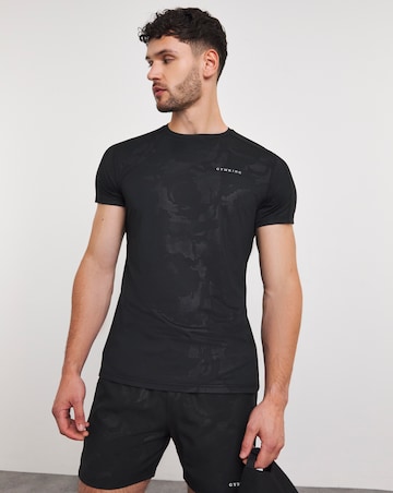 Gym King Debossed Camo T-Shirt