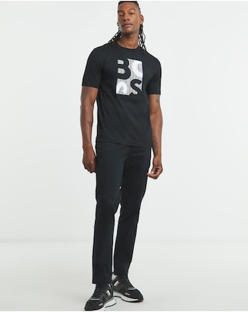 BOSS Short Sleeve Graphic Logo T-Shirt - Black