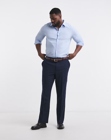 Wool Blend Regular Fit Suit Trouser