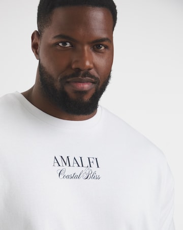 Jack & Jones Amalfi Back Graphic T-Shirt - White