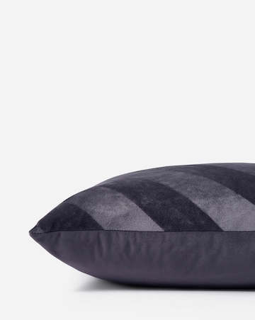 Striped Velvet Cushion