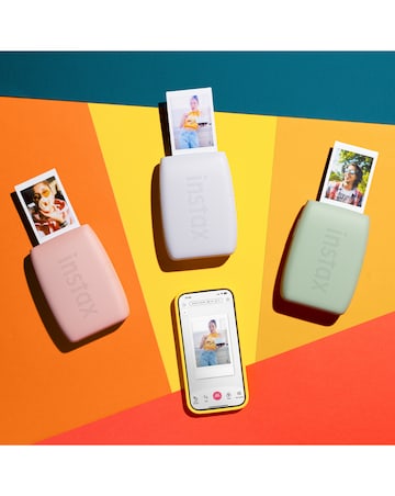 Fujifilm Instax Mini Link 3 Photo Printer with 20 Shot Film Pack - Green