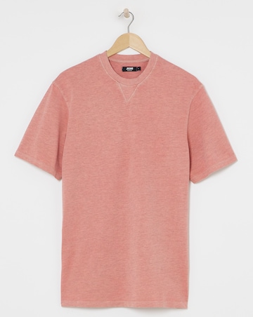 Over Dyed Marl Relaxed Fit T-Shirt Long