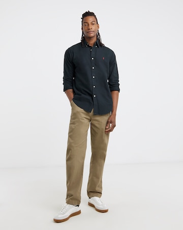 Polo Ralph Lauren Long Sleeve Yarn Dyed Oxford Shirt - Black