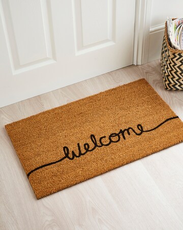 My Mat Coir Welcome Doormat