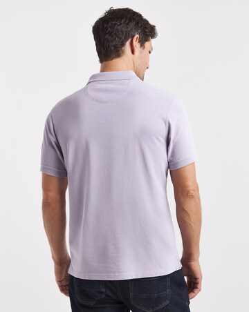 Barbour Short Sleeve Lighweight Sports Polo - Purple