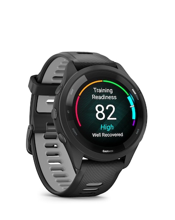 Garmin Forerunner 265 Music Smart Watch - Black/Slate Grey