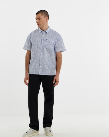 Napapijri Elior Short Sleeve Shirt - Stripe