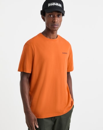 Napapijri Guide Back Graphic T-Shirt - Orange