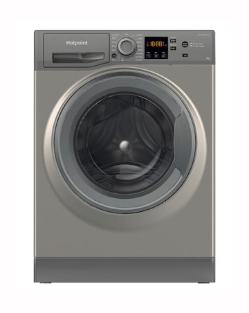 Hotpoint Anti-Stain NSWM 946 GG UK 9kg, 1400rpm Washing Machine - Graphite