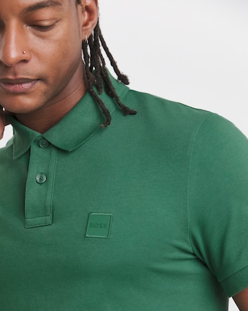 BOSS Short Sleeve Box Logo Polo - Green