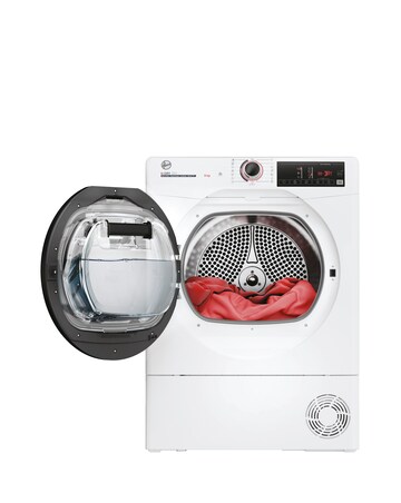 Hoover H-Dry 350 HRE H9N2TBE-80 9kg Heat Pump Dryer - White + Installation