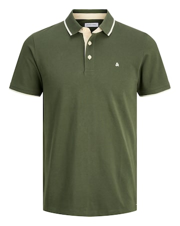 Jack & Jones Premium Paulos Tipped Polo - Green