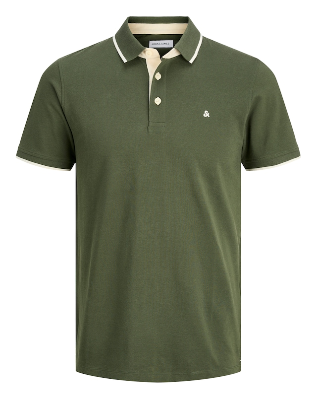 Jack & Jones Premium Paulos Tipped Polo - Green