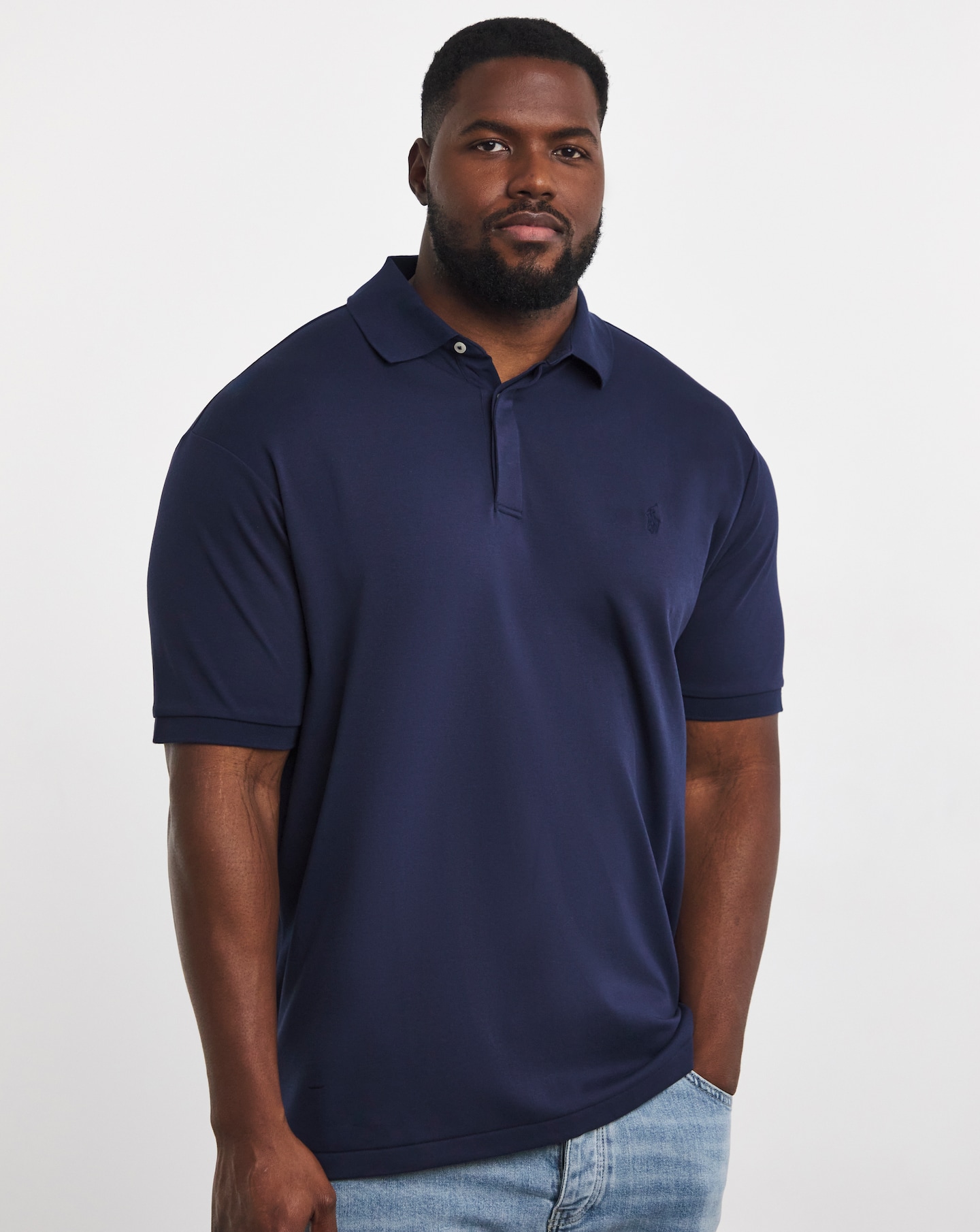 Polo Ralph Lauren Clean Collar Navy Polo Shirt Jacamo