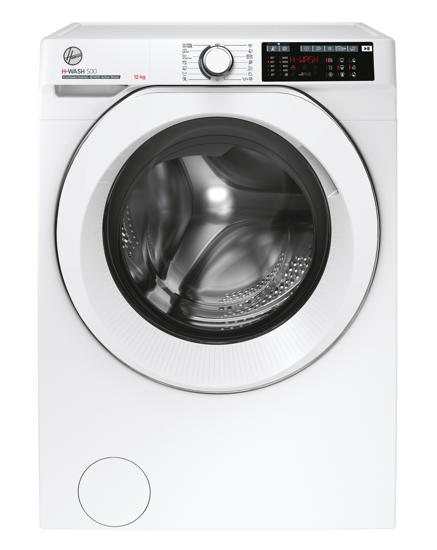 Hoover H-WASH 500 HW412AMC 12kg Washing Machine, 1400 spin, A rated, White