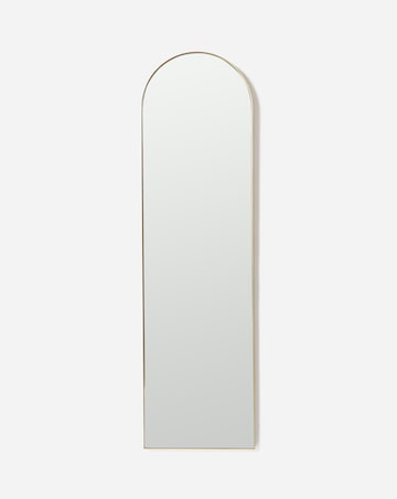 Gold Slim Arched Leaner Mirror