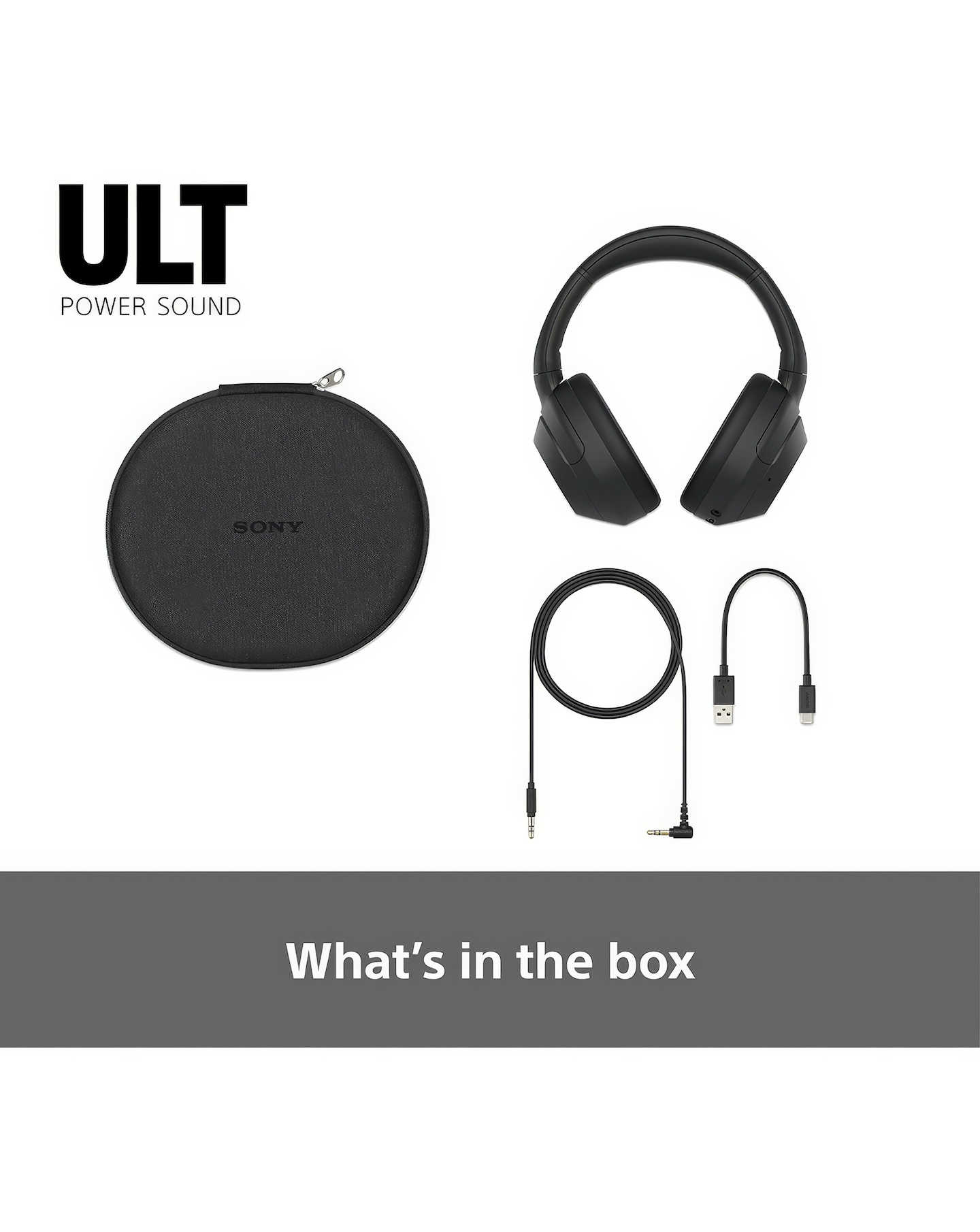 Sony ULT WEAR Wireless Over-Ear Headphones - Black | Jacamo Sony ULT WEAR Wireless Over-Ear Headphones - Black | Jacamo