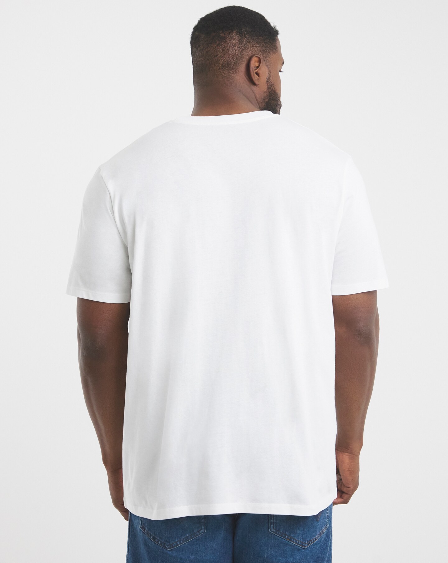 JACK & JONES Uomo T-Shirt JorCali Granddad – Mezza Manica, Cotone, Girocollo – Basic Casuale