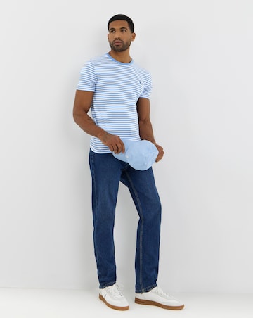Polo Ralph Lauren Short Sleeve Stripe T-Shirt - Blue/White