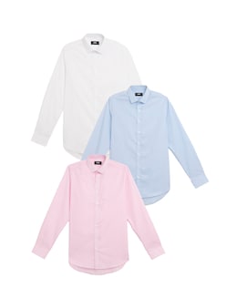 3 Pack Long Sleeve Formal Shirt Long