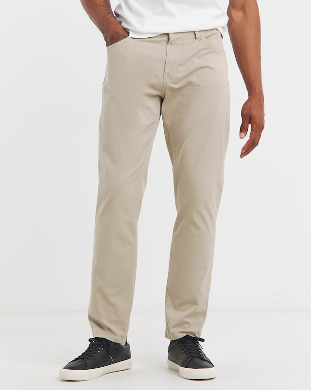 BOSS Classic 5 Pocket Trousers - Beige