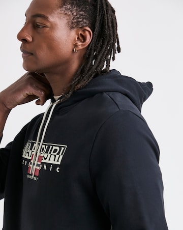 Napapijri Aylmer Logo Hoodie - Black