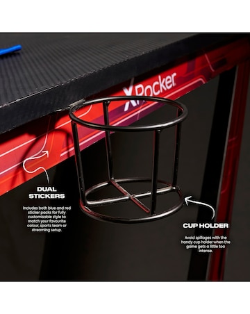 X Rocker Ocelot Gaming Desk