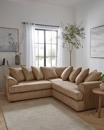 Ferguson Jumbo Cord Corner Sofa
