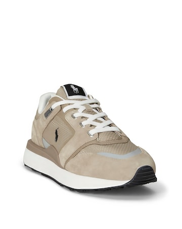 Polo Ralph Lauren Train 89 Suede Trainer - Milkshake