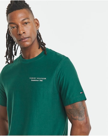 Tommy Hilfiger Back Print Graphic T-Shirt - Green