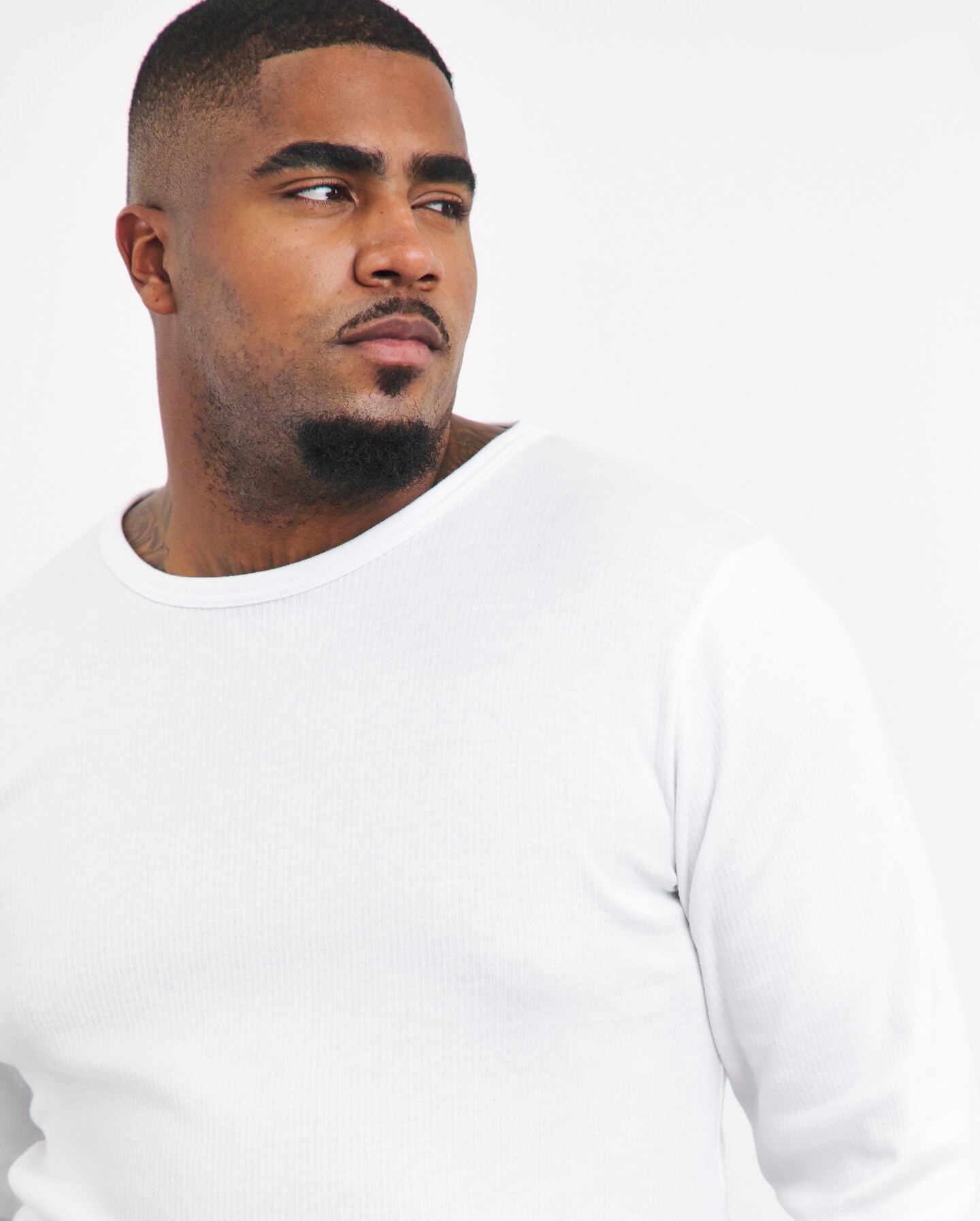 White thermal long sleeve hotsell