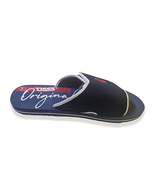 D555 Drake Navy Slider with Velcro Fastening