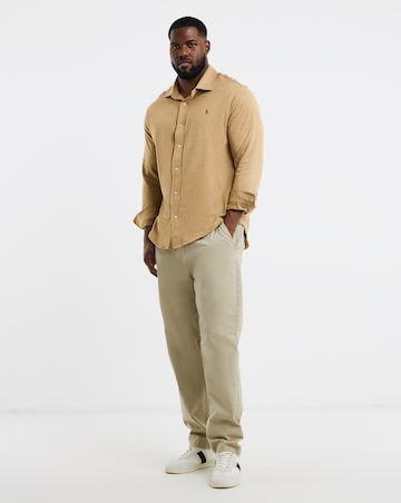 Polo Ralph Lauren Long Sleeve Stretch Jersey Shirt - Camel