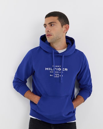 Tommy Hilfiger Graphic Hoodie - Bright Blue