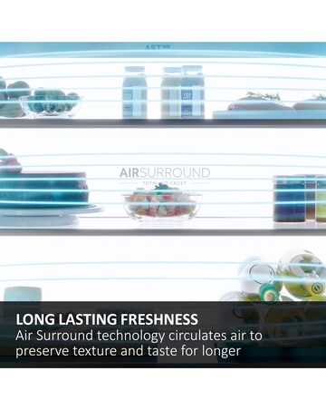 Haier Series 3 HSR3918EWPG American Fridge Freezer, Non-Plumbed - Silver