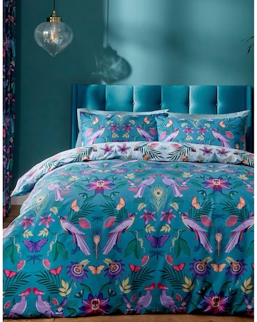 Catherine Lansfield Mya Tropical Birds Duvet Set