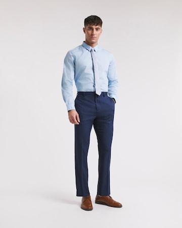 Blue Long Sleeve Formal Shirt Reg