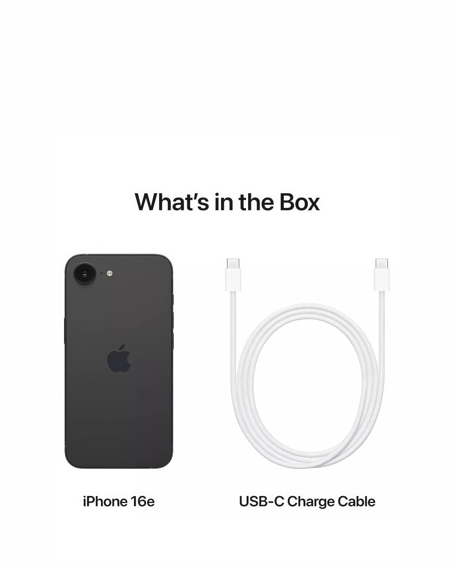 Apple iPhone 16e 128GB - Black | Jacamo