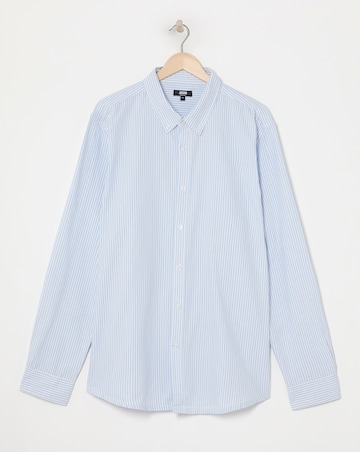 Long Sleeve Stripe Oxford Shirt