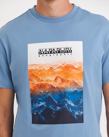 Napapijri Graphic T-Shirt - Blue