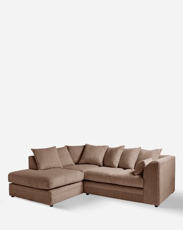 Ferguson Jumbo Cord Left Hand Chaise Sofa