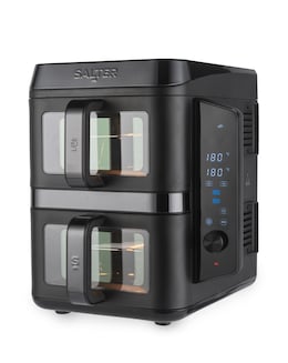 Salter EK6534 Verticook View Dual Basket Air Fryer with Viewing Windows