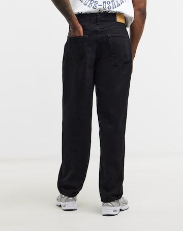 Only & Sons Fade Loose Fit Denim Jeans - Black