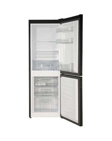 Indesit IB55532BUK Combi Fridge Freezer Black + Install