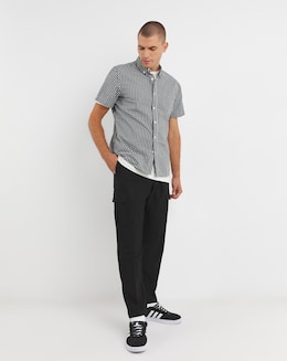 Short Sleeve Gingham Shirt