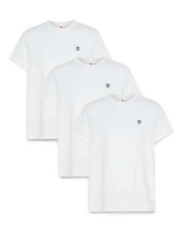 Timberland Dunstan River 3-Pack T-Shirt - White